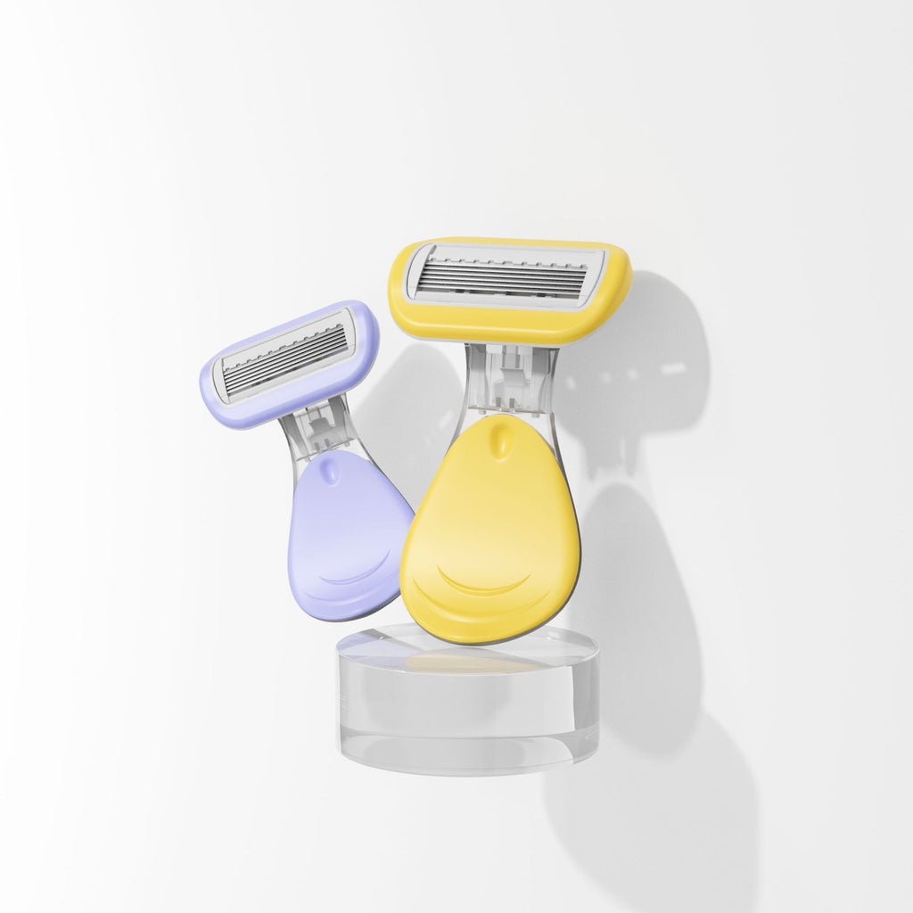 Women Soap Head Manual Razor 6 Blades Whole Body No Black Spots